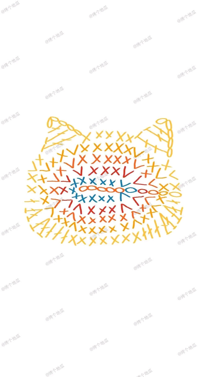 Crochet Hello Kitty Scarf Pattern Chart