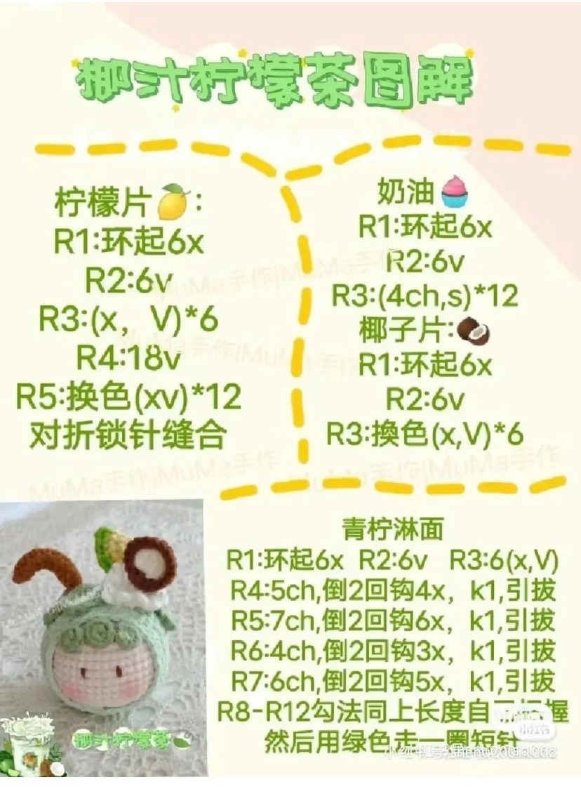 Crochet Ice Cream Cone Series Pattern