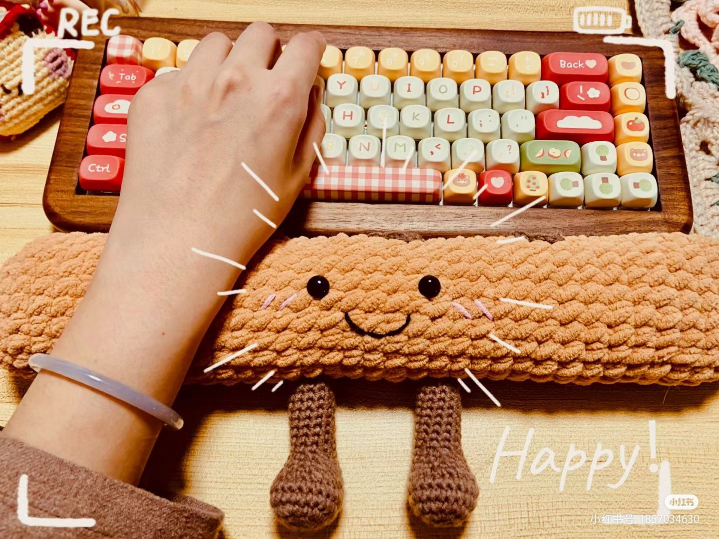 Crochet Jellycat Baguette Wrist Rest Pattern Tutorial