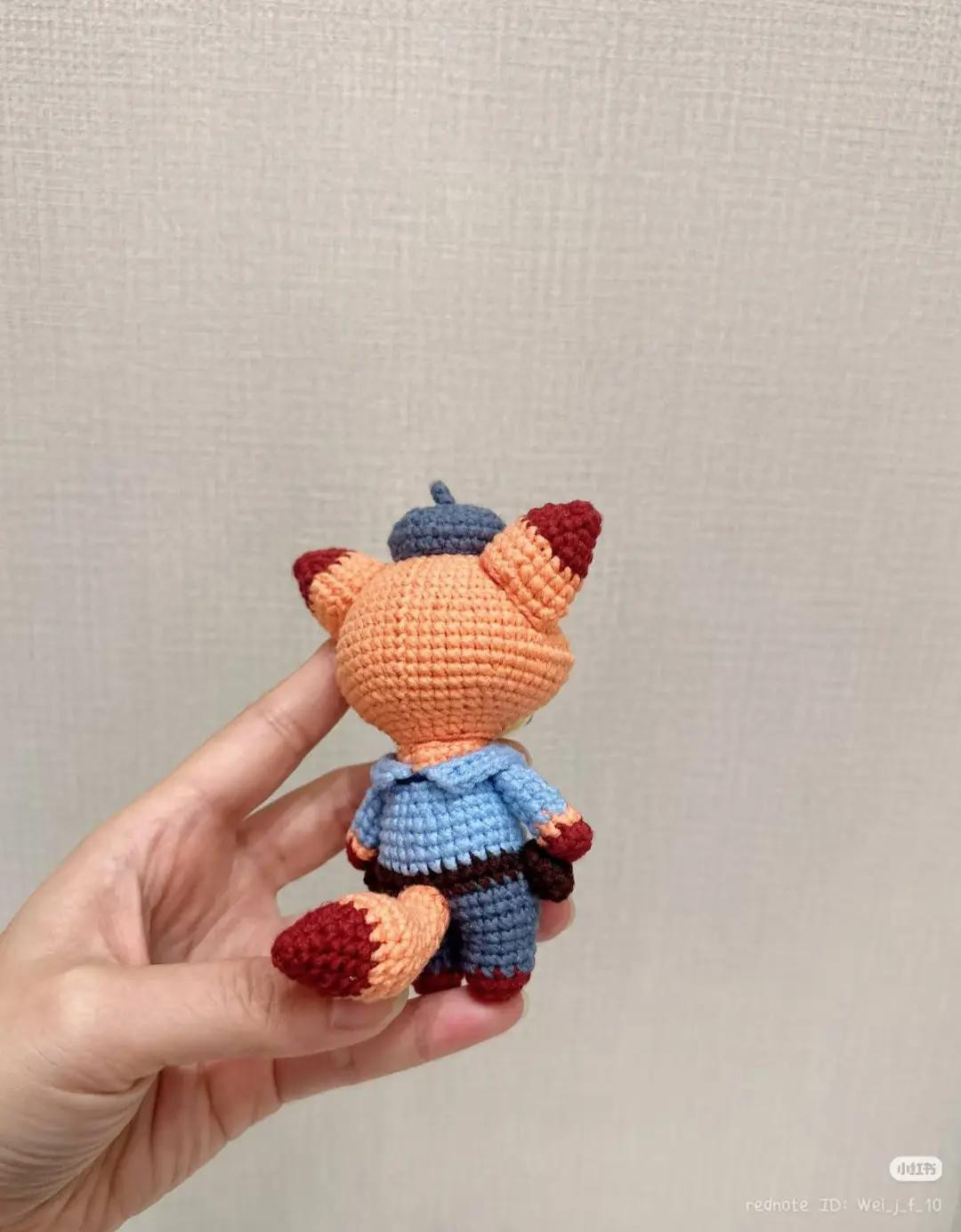 Crochet Judy Hopps Amigurumi Doll Pattern Chart