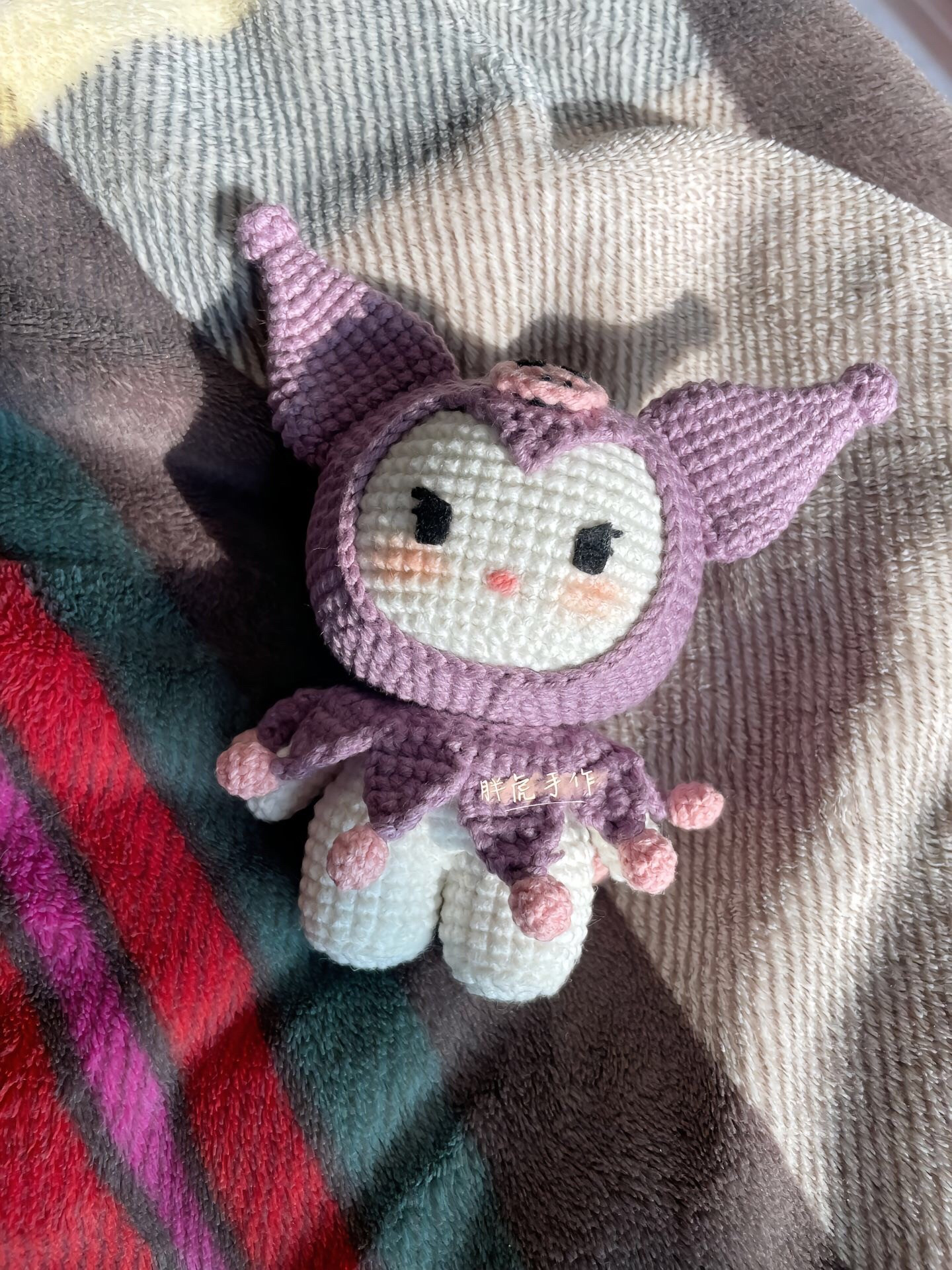 Crochet Kuromi Doll Pattern: Purple Amigurumi Chart