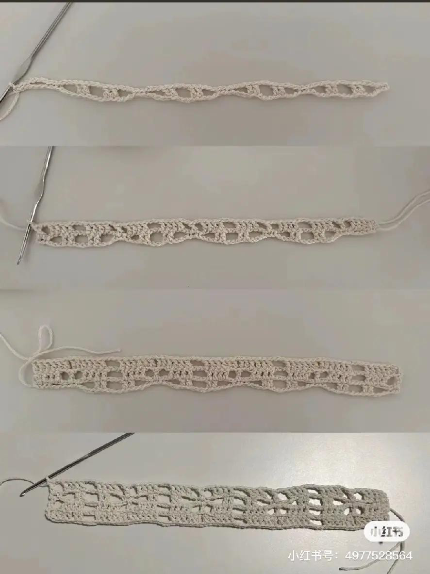 Crochet Lace Tie Pattern Chart - DIY Tutorial for Handmade Accessories