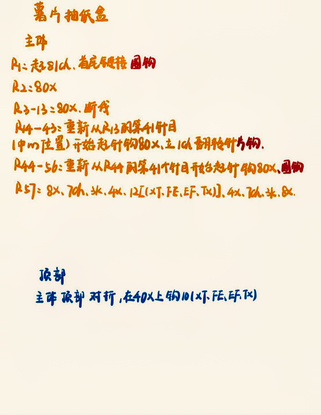 Crochet Lay's Potato Chips Tissue Box Pattern Chart