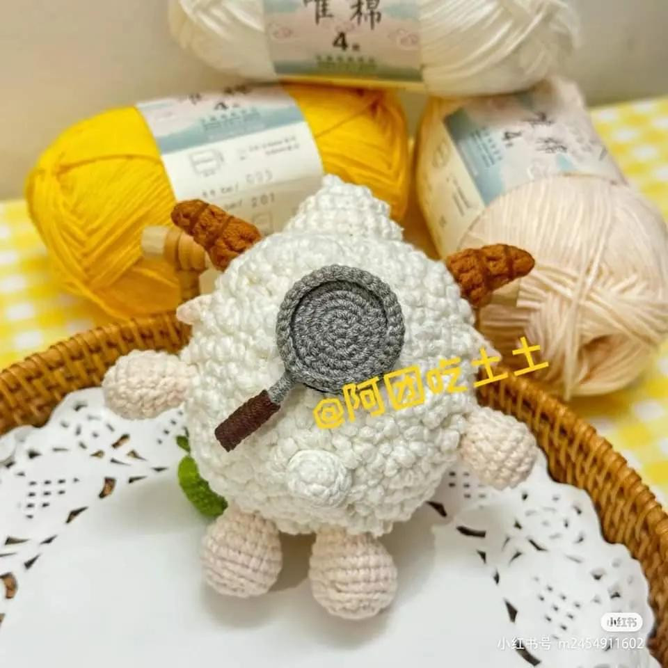 Crochet Lazy Sheep Doll Pattern Tutorial