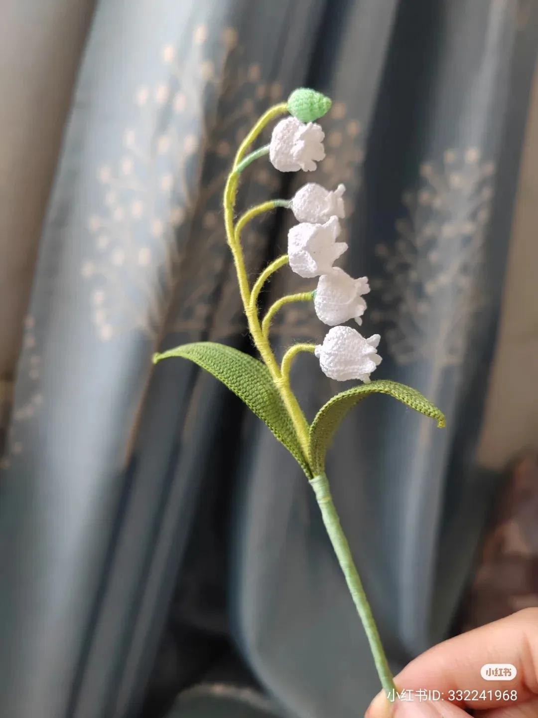 Crochet Lily of the Valley - Tiny Flower Tutorial Chart