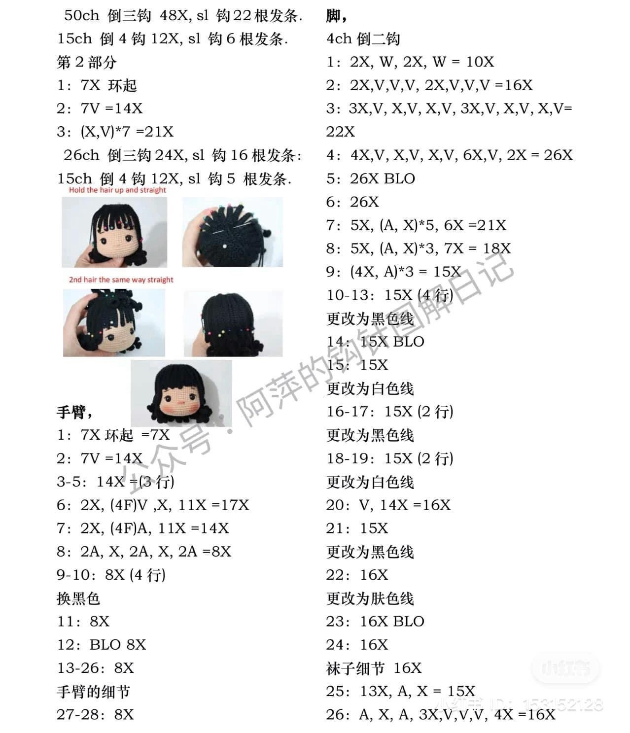 Crochet Little Red Riding Hood Doll Pattern Tutorial