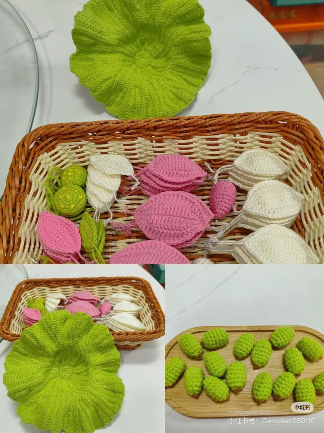 Crochet Lotus Flower Chart Pattern