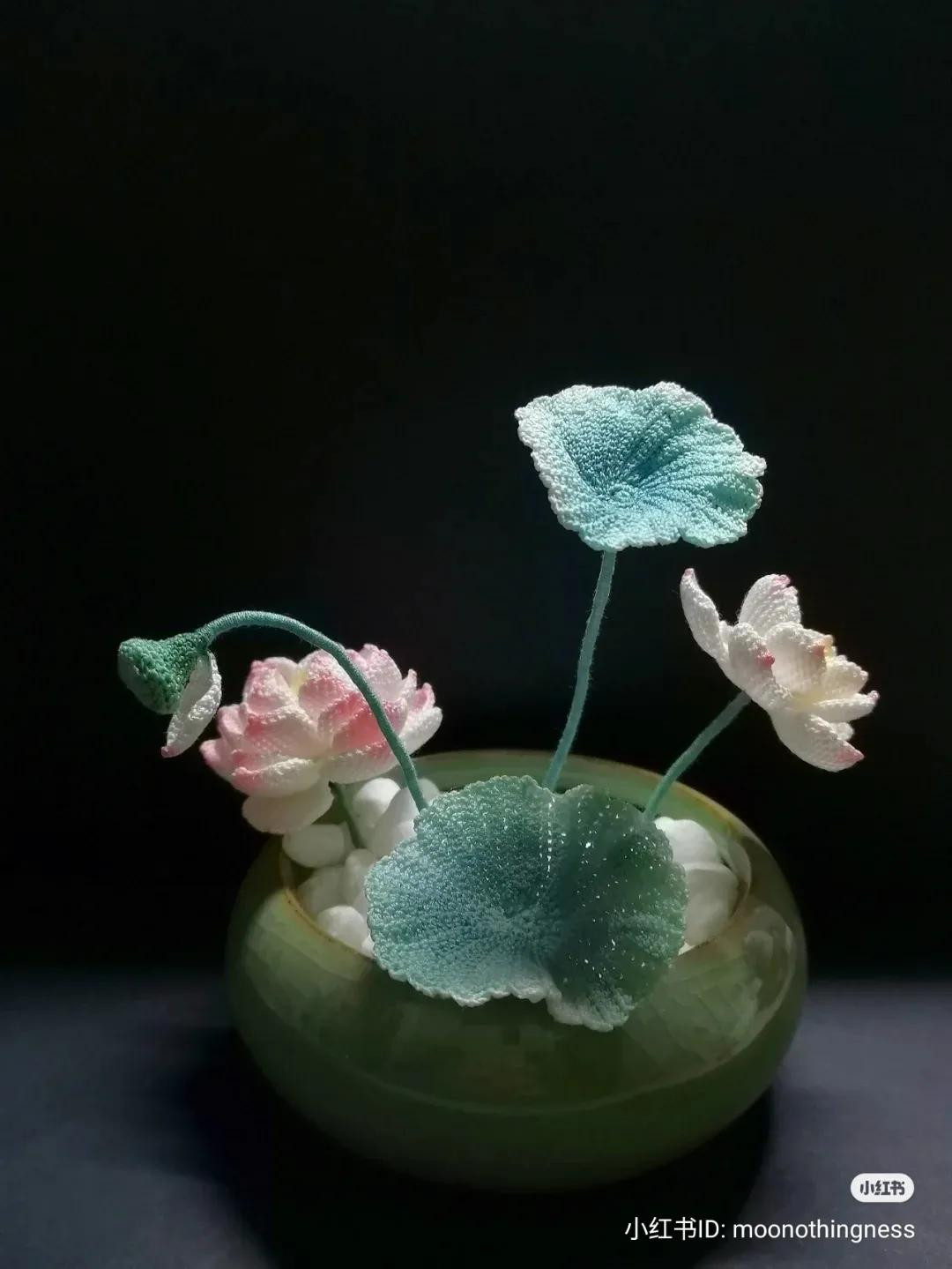 Crochet Lotus Flower Pattern Chart and Tutorial