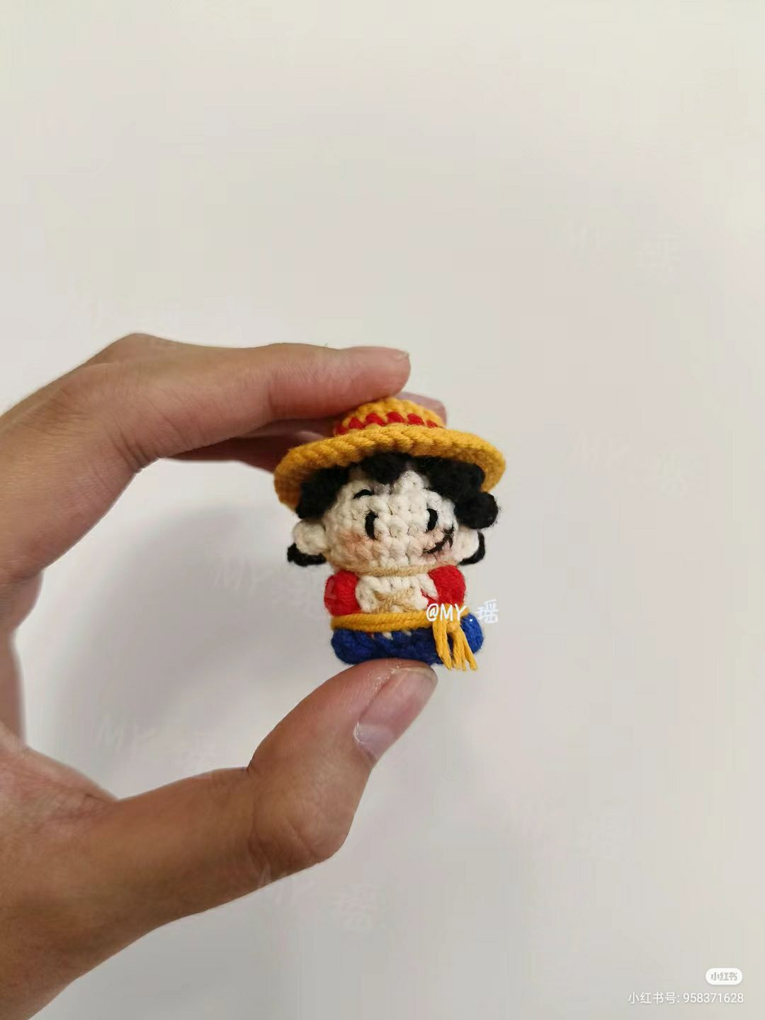 Crochet Luffy Amigurumi Doll Pattern