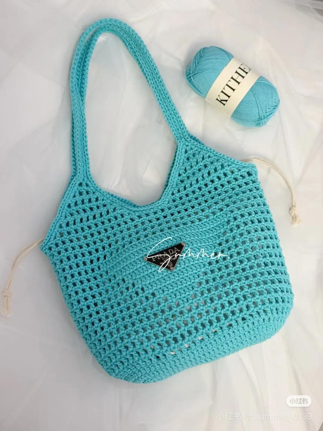 Crochet Market Tote Bag Chart - Large Version Pattern