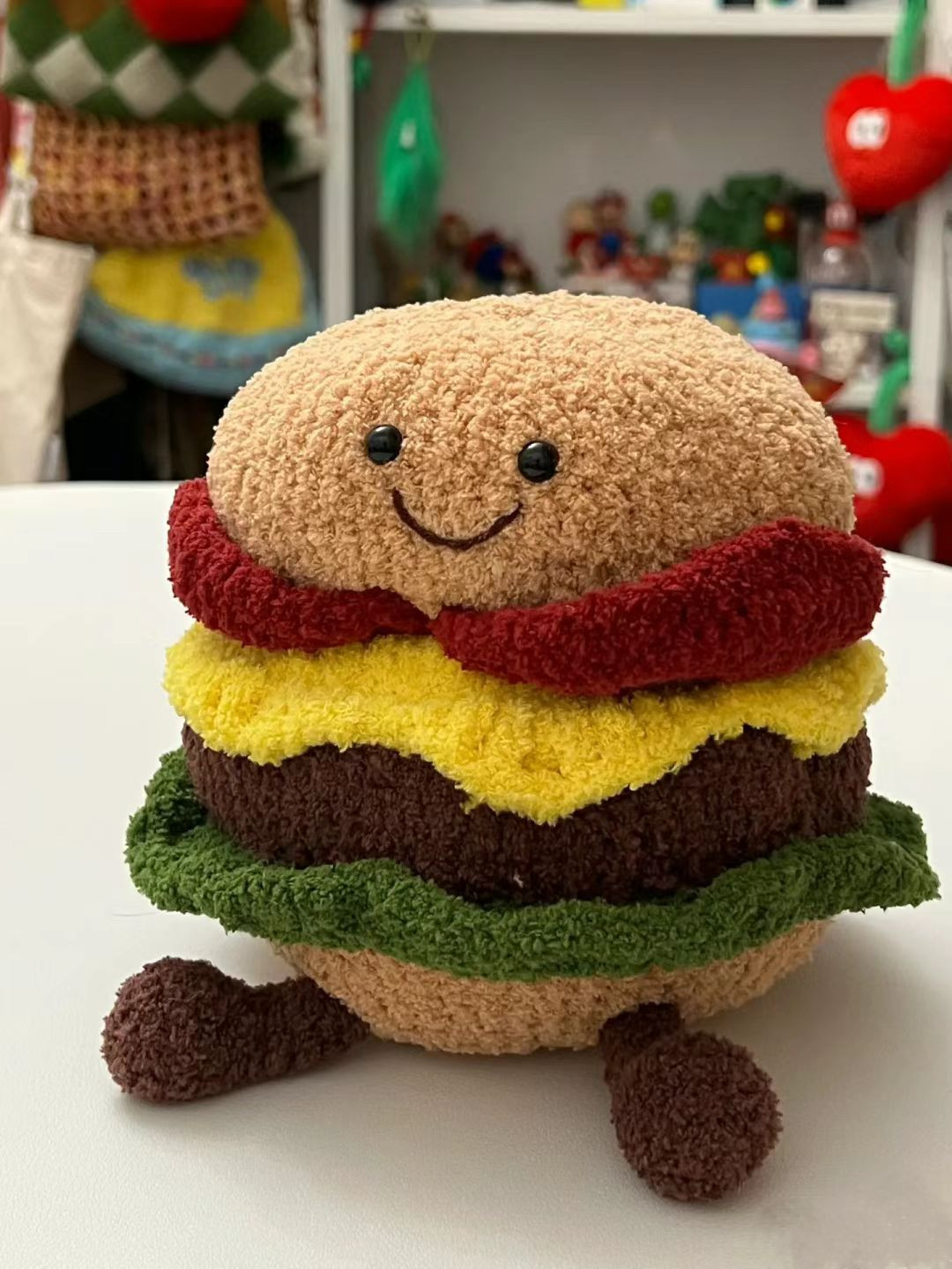 Crochet Matcha Latte and Croissant Bread Doll Pattern Chart