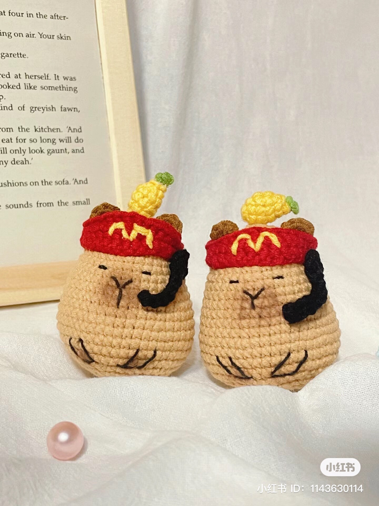 Crochet McDonald's Capybara Doll Pattern Chart