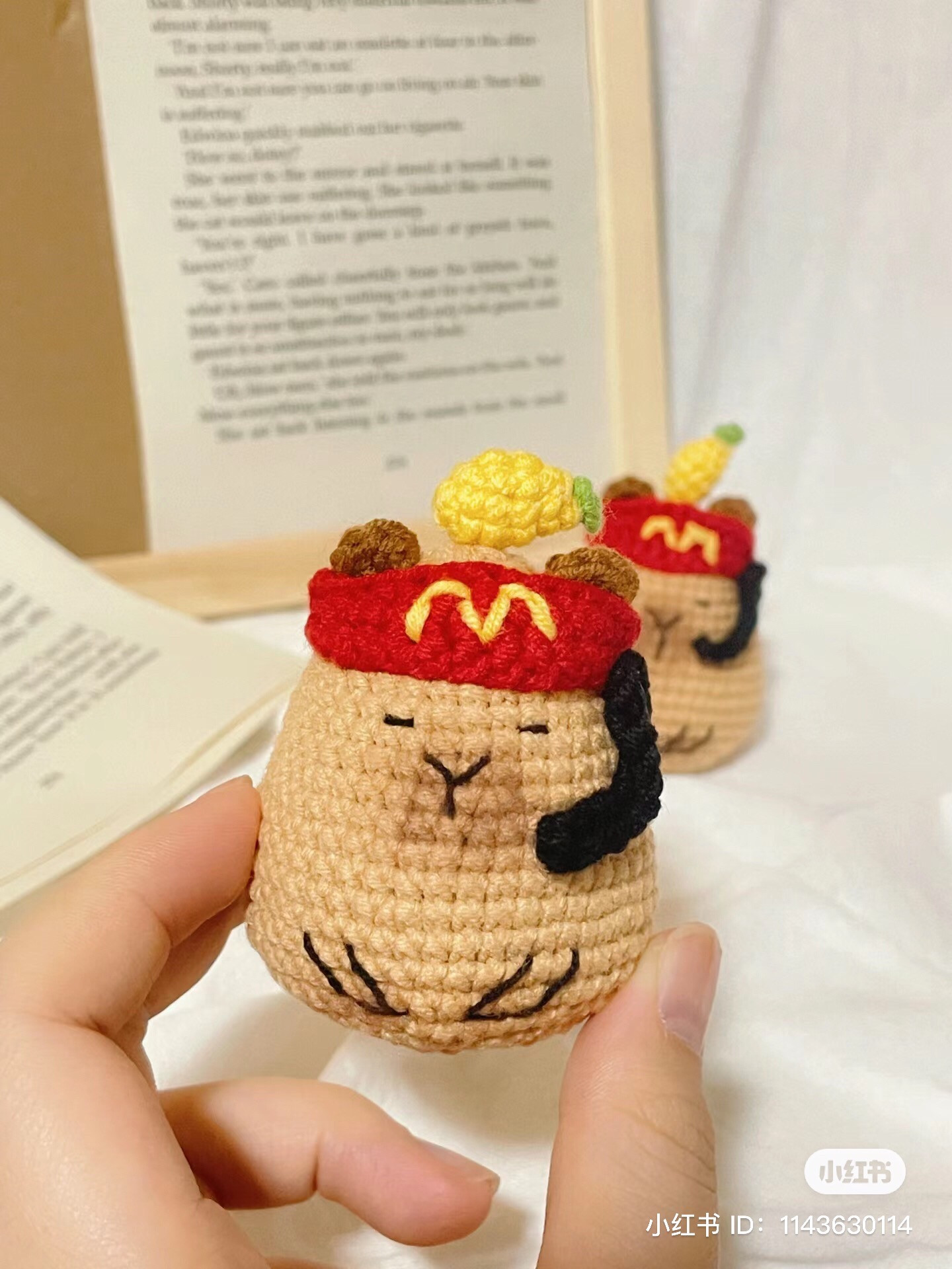 Crochet McDonald's Capybara Doll Pattern Chart