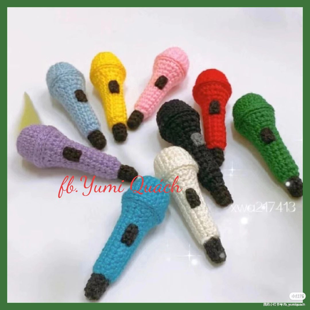 Crochet Microphone Pattern Tutorial