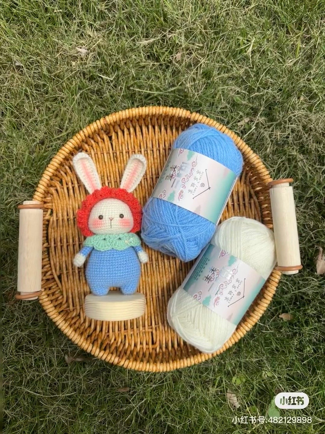 Crochet Milk Ball Rabbit Doll Pattern and Tutorial Chart