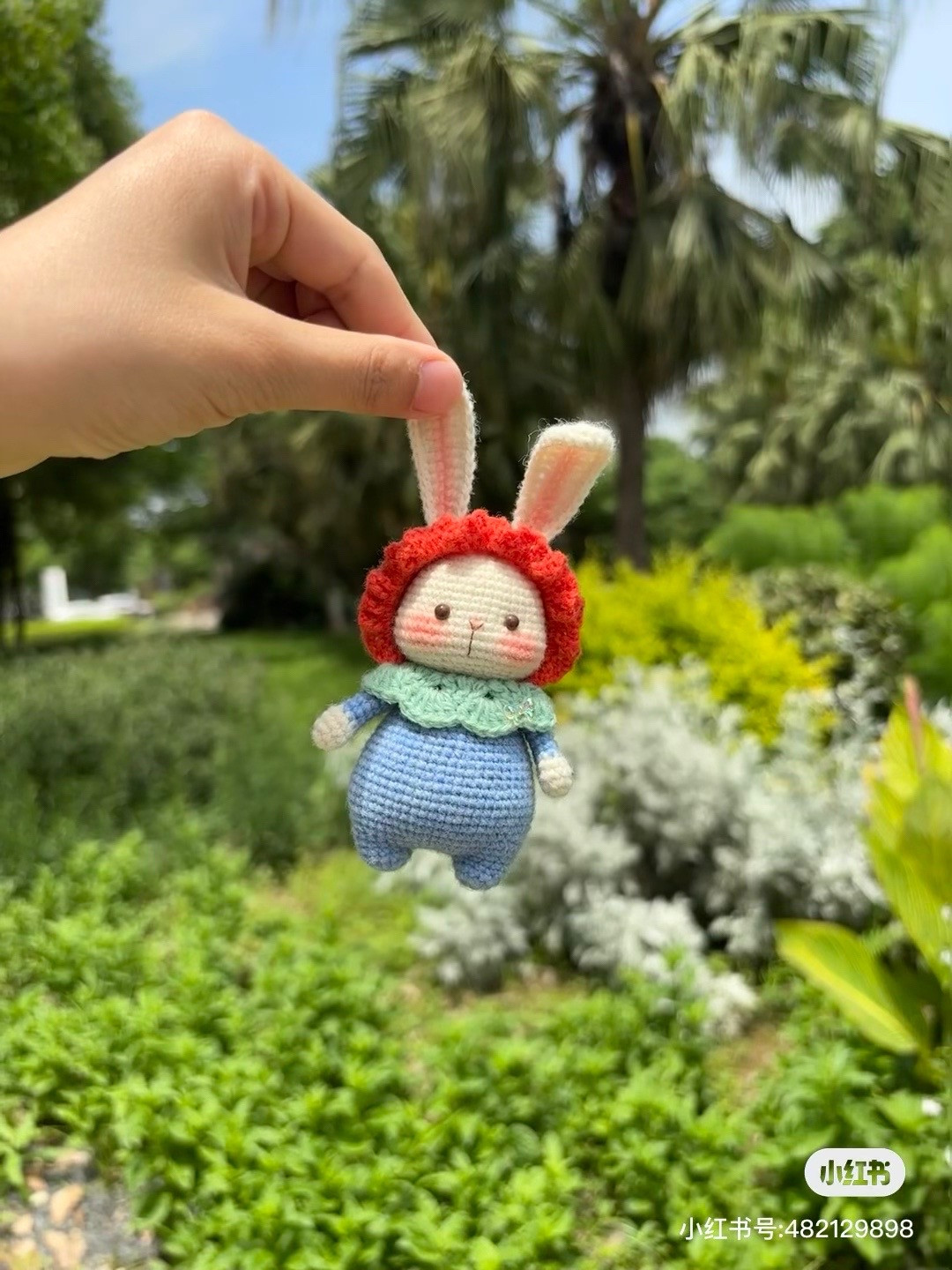 Crochet Milk Ball Rabbit Doll Pattern and Tutorial Chart