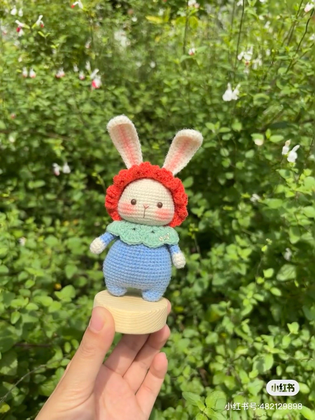 Crochet Milk Ball Rabbit Doll Pattern and Tutorial Chart