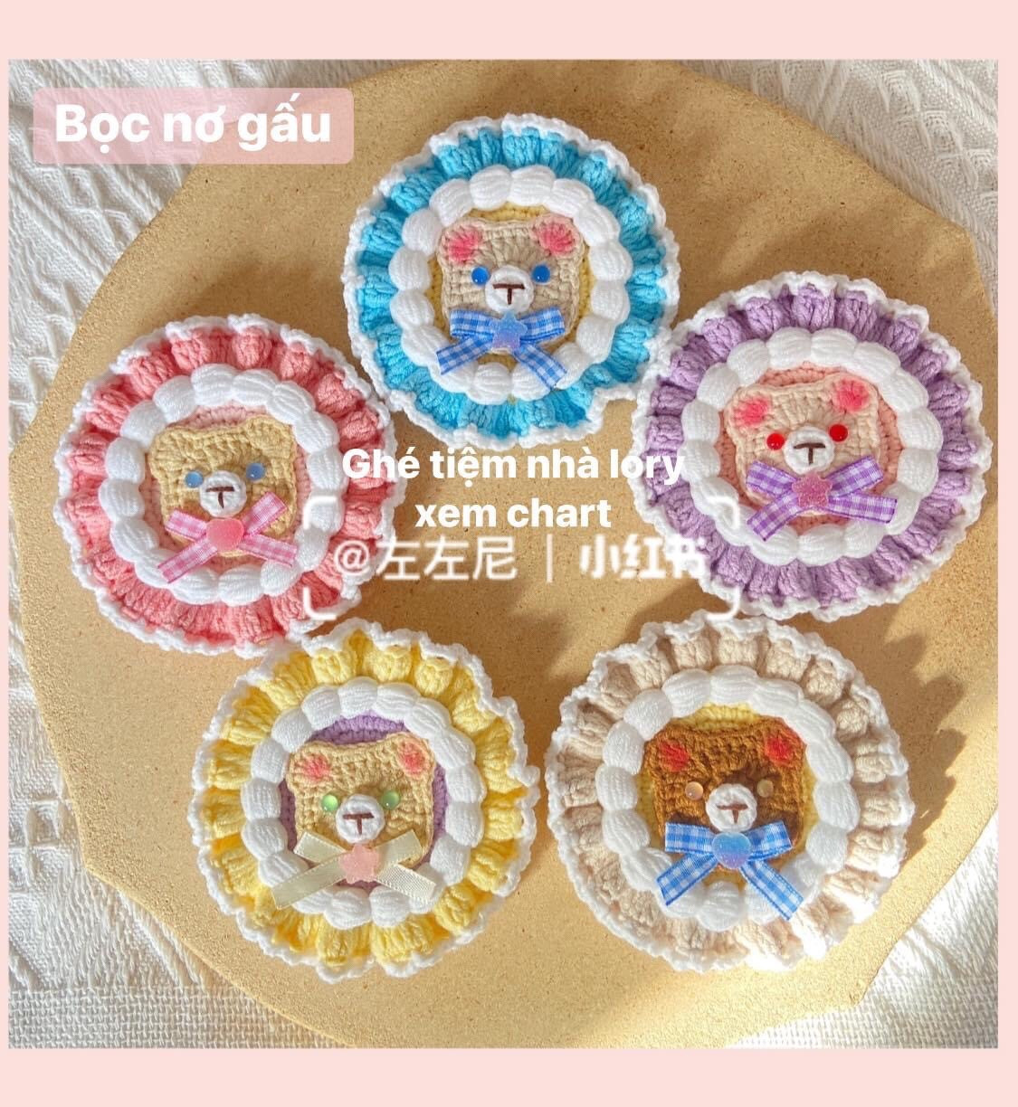 Crochet Mirror Case Pattern: Cute Bear and Frog Designs