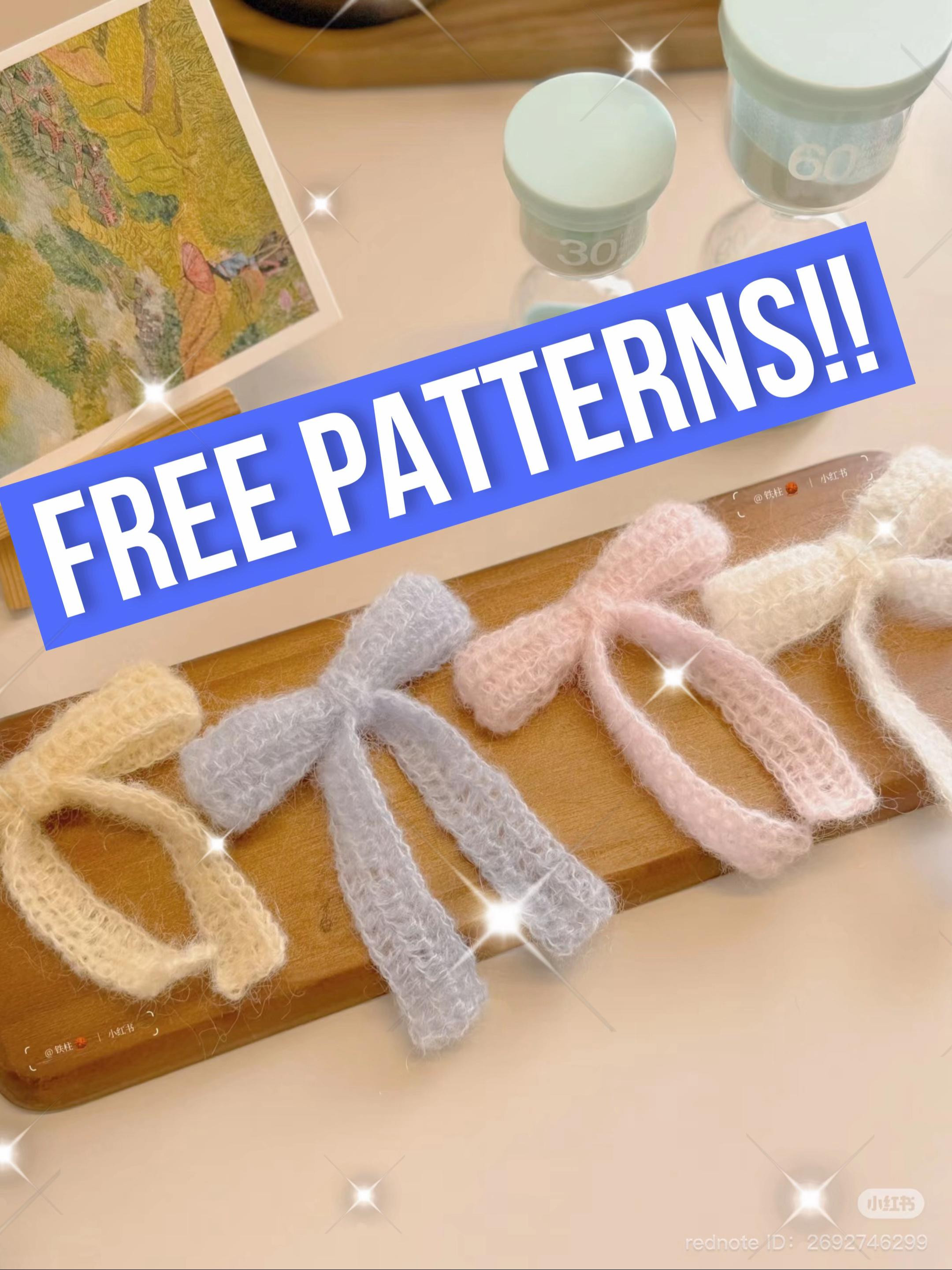 Crochet Mohair Bow Tutorial: Soft Pastel DIY Hair Accessory Pattern