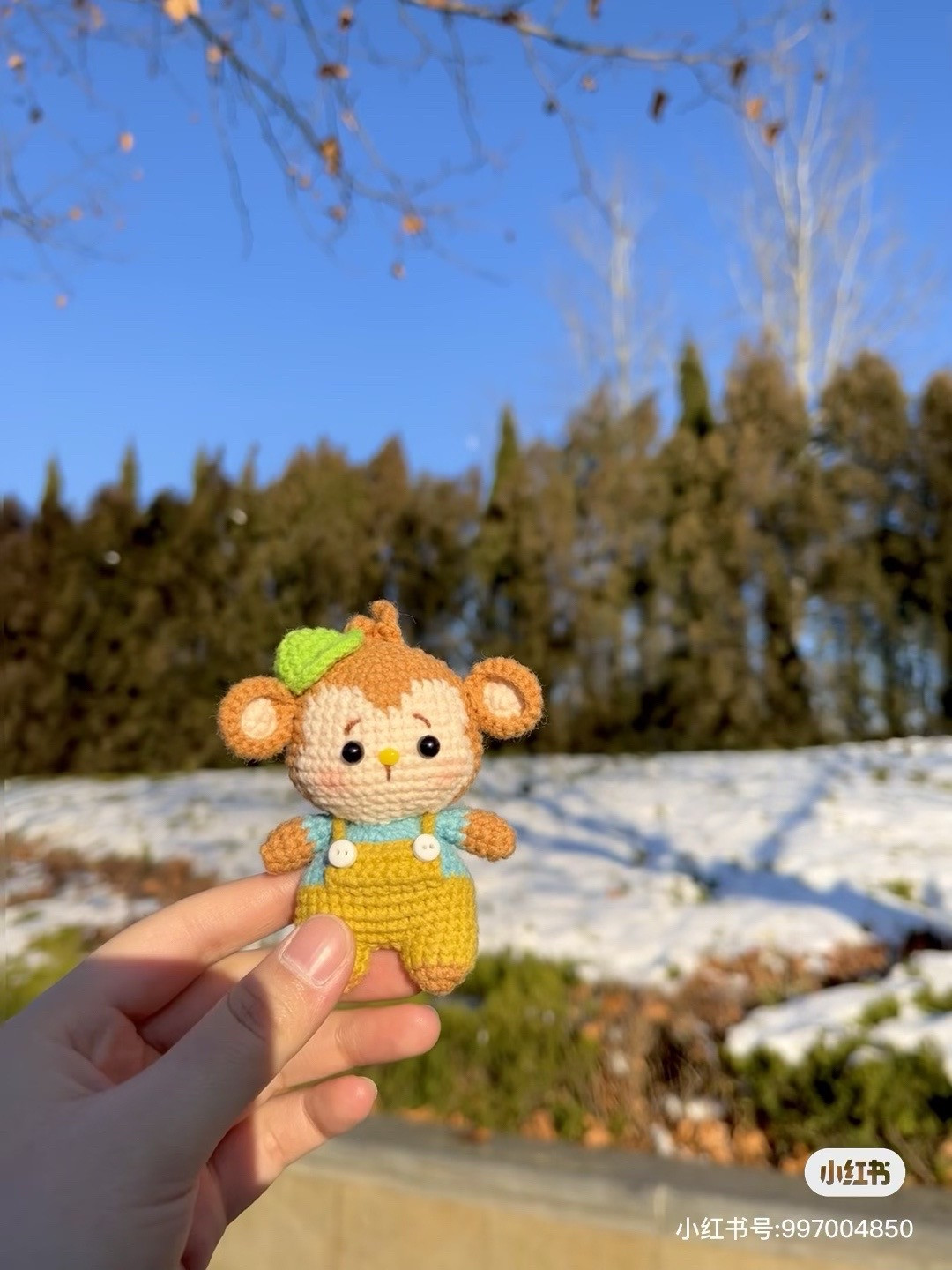 Crochet Monkey Doll Amigurumi Pattern Chart - Chinese Zodiac