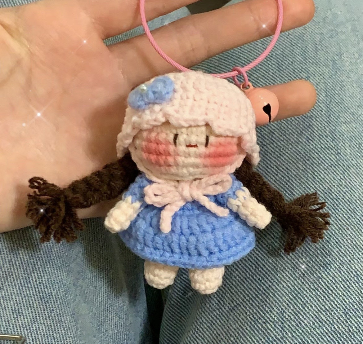 Crochet Mushroom Girl Doll Pattern and Tutorial Chart