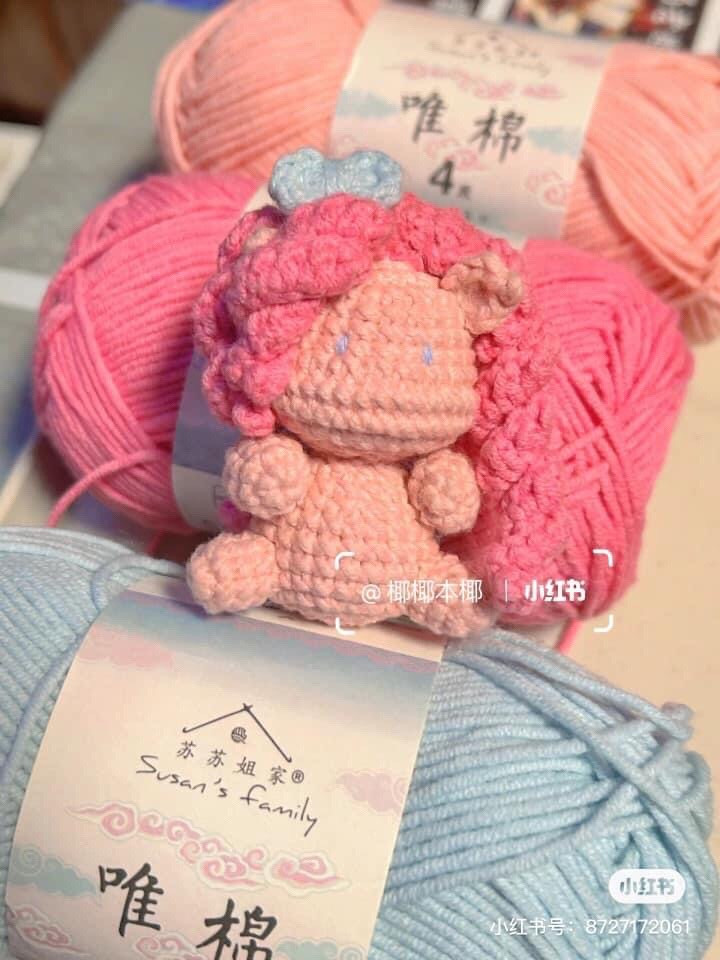 Crochet My Little Pony Pattern Chart: Pinkie Pie & Applejack