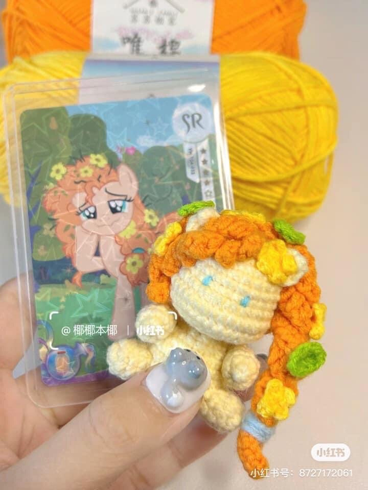 Crochet My Little Pony Pattern Chart: Pinkie Pie & Applejack