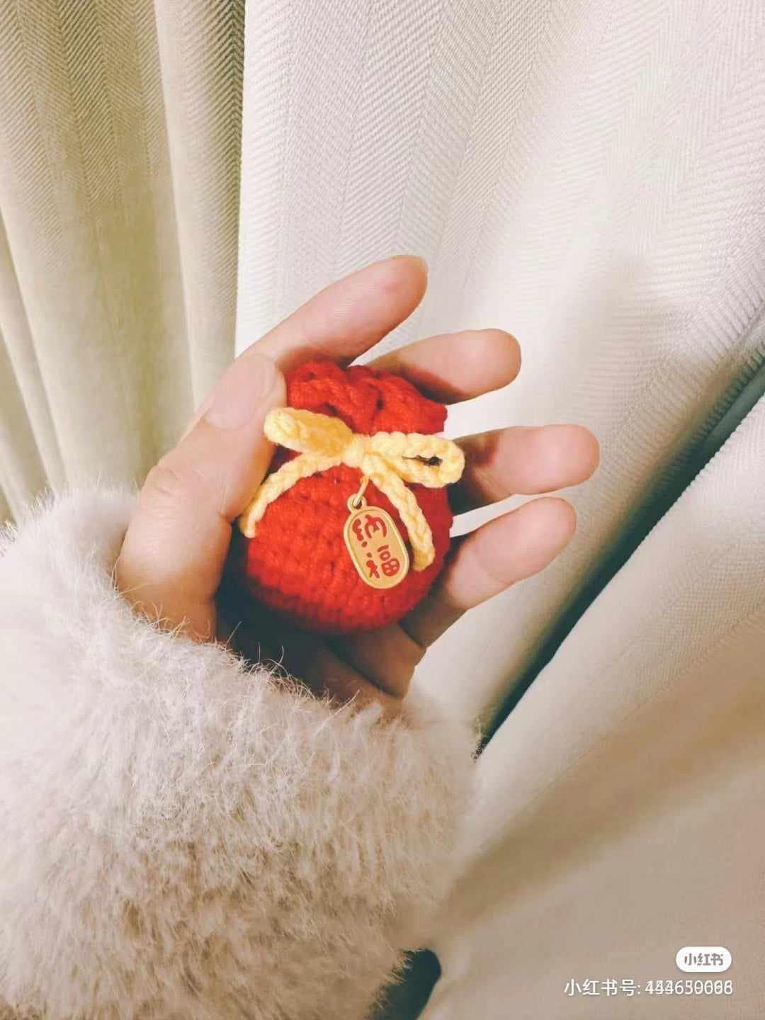 Crochet New Year Lucky Bag Pattern Tutorial
