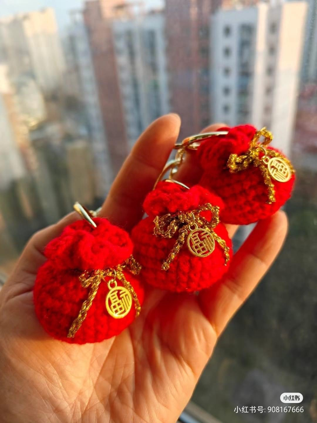 Crochet New Year Lucky Bag Pattern Tutorial