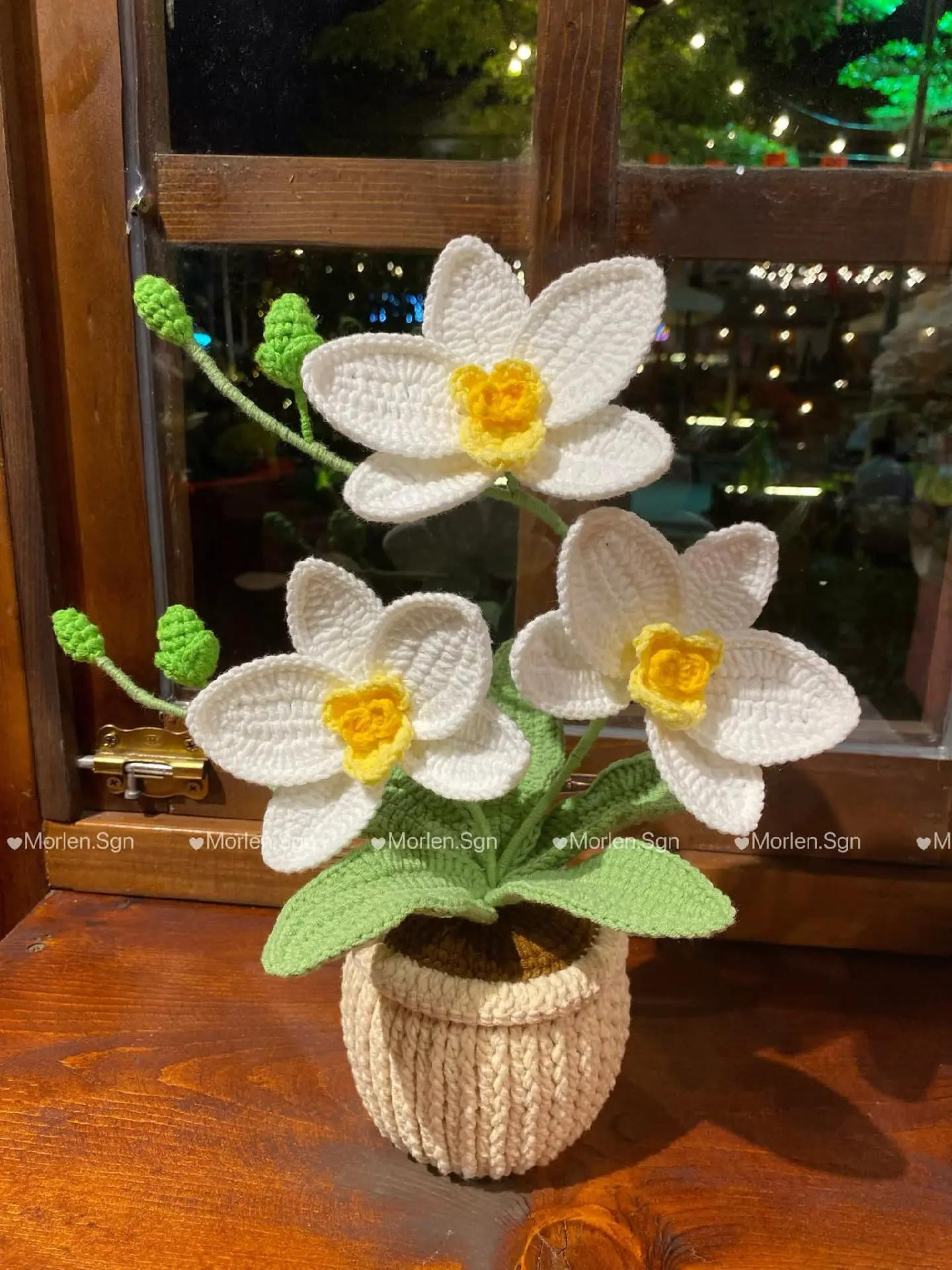 Crochet Orchid Flower Pattern Chart