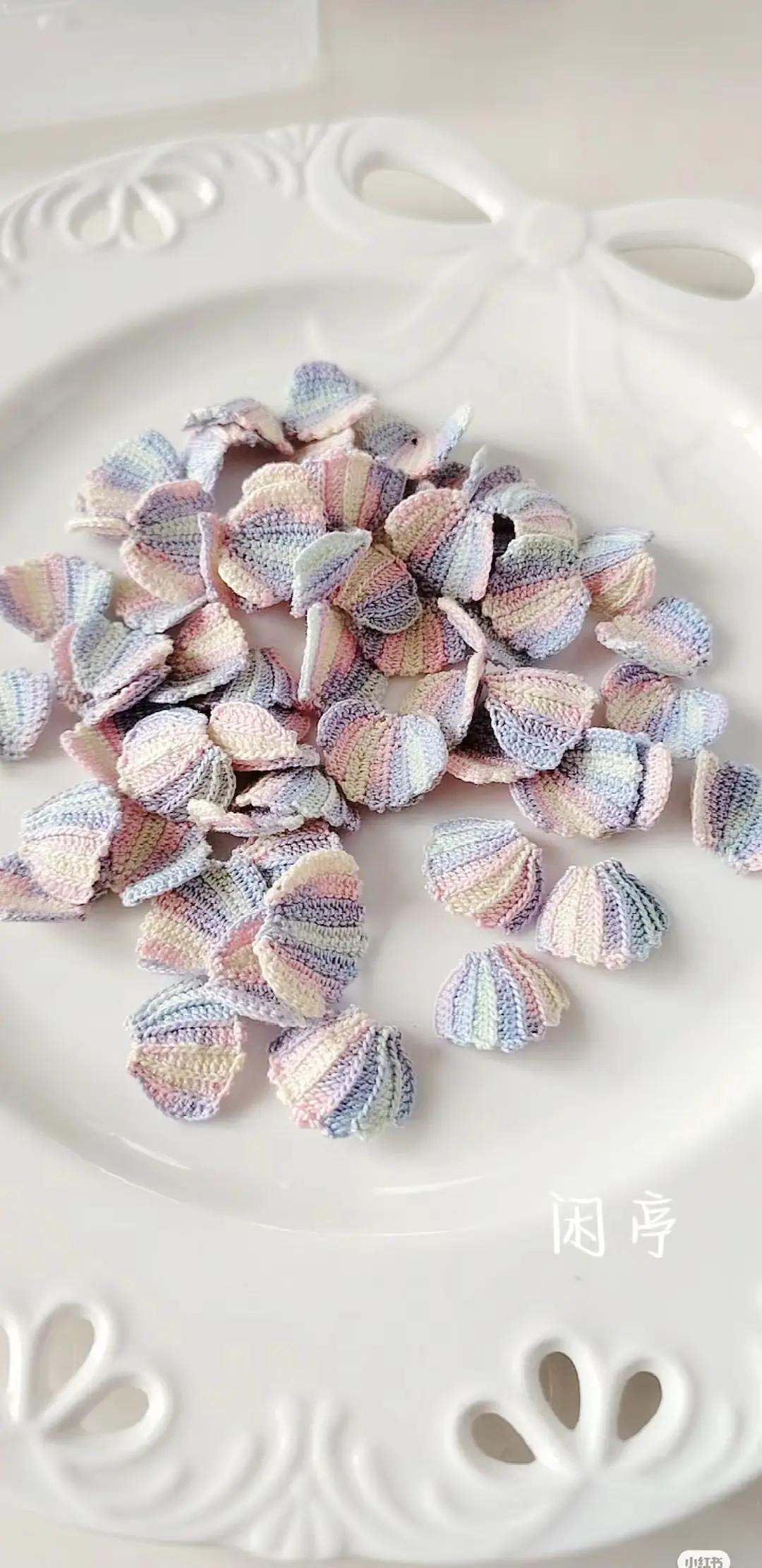 Crochet Pastel Seashell and Starfish Tutorial Pattern