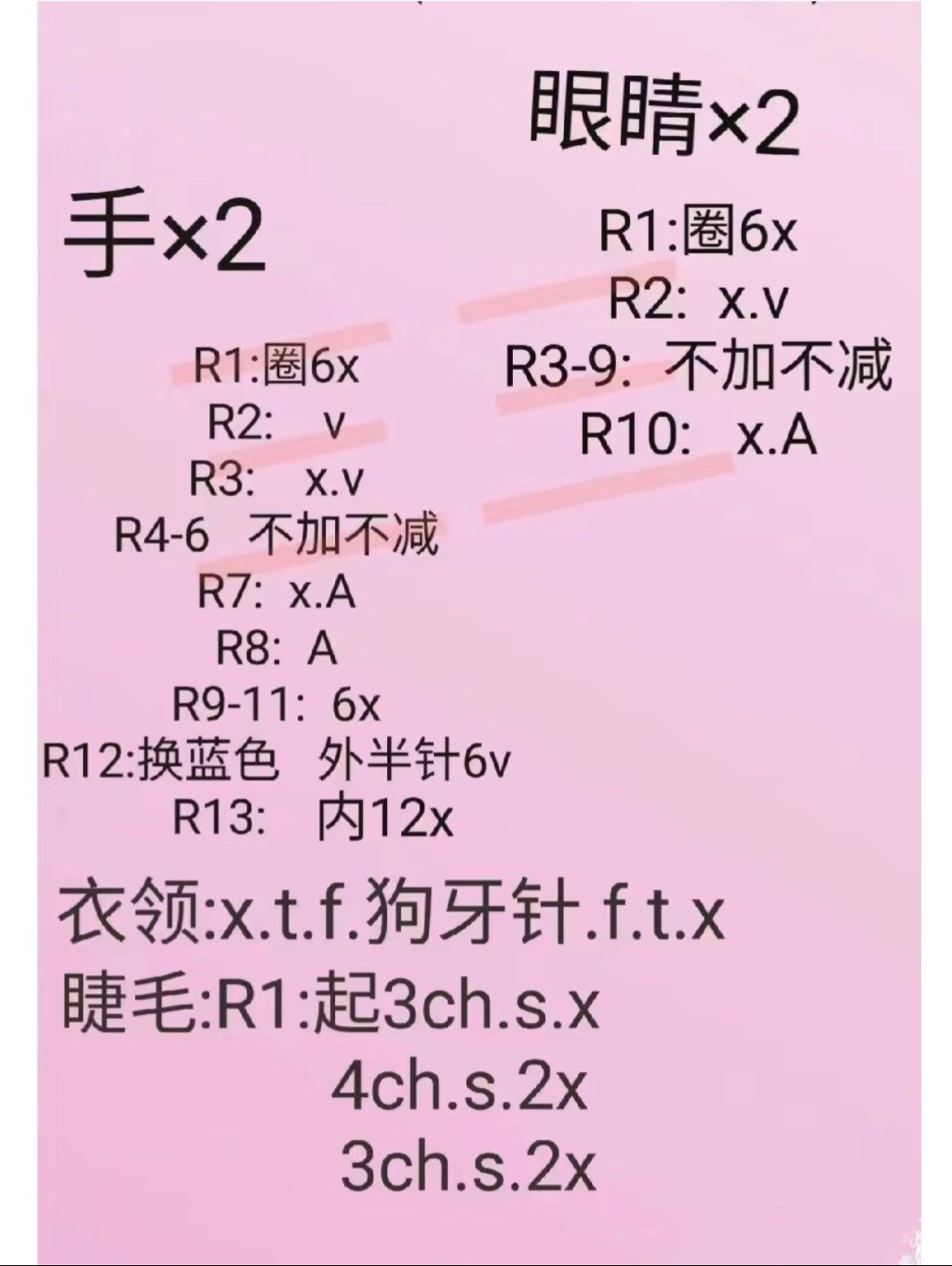 Crochet Patrick Star Amigurumi Doll Pattern