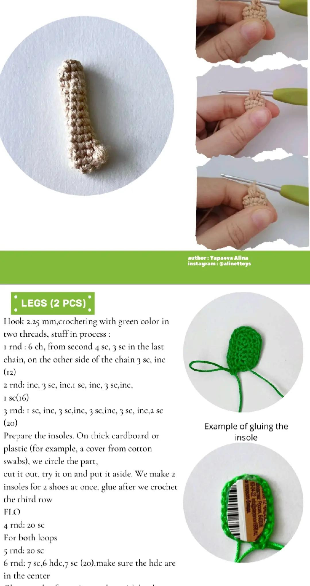 Crochet Pattern Amigurumi Fairy Tinker Bell Doll