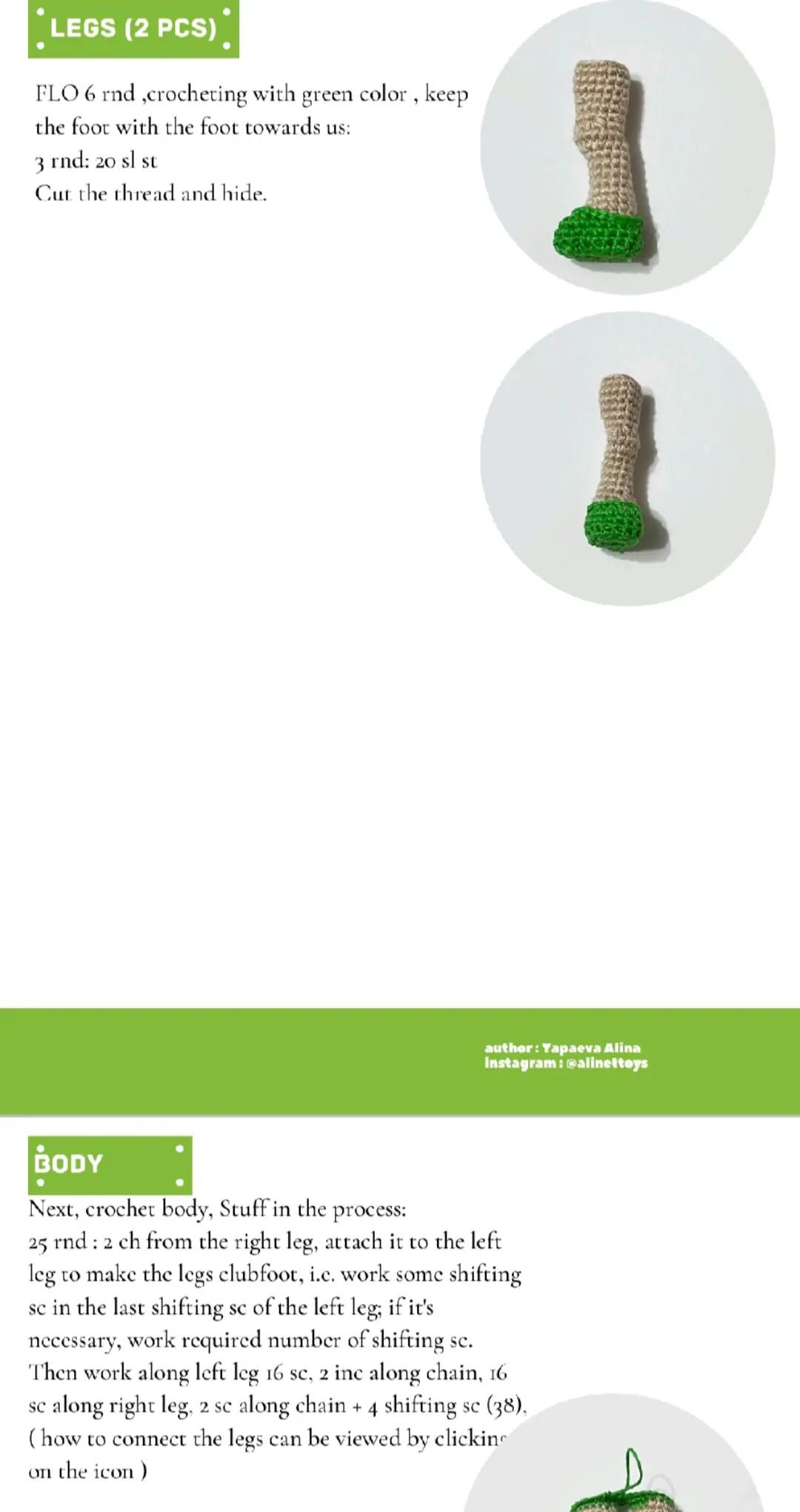 Crochet Pattern Amigurumi Fairy Tinker Bell Doll