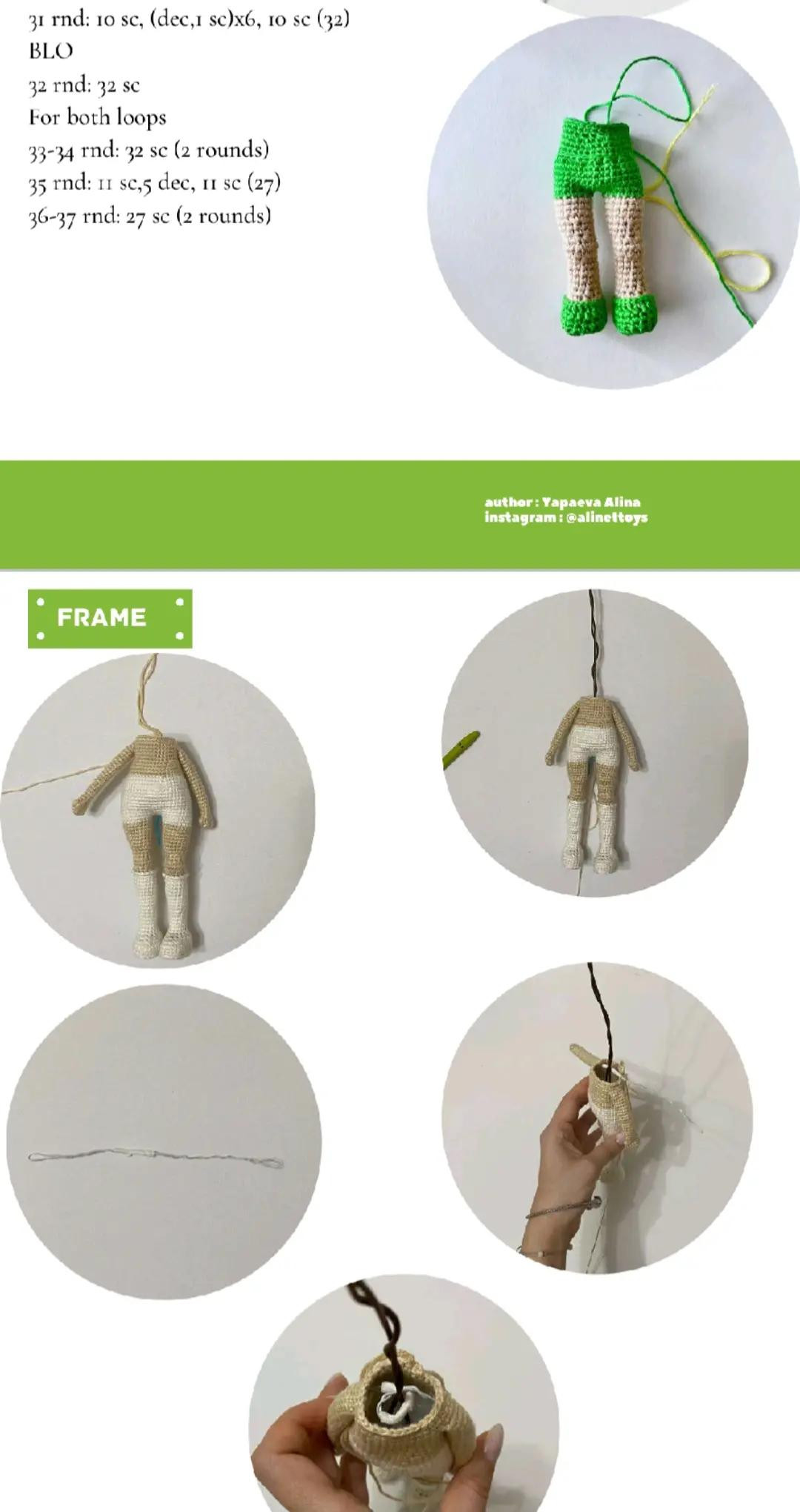 Crochet Pattern Amigurumi Fairy Tinker Bell Doll