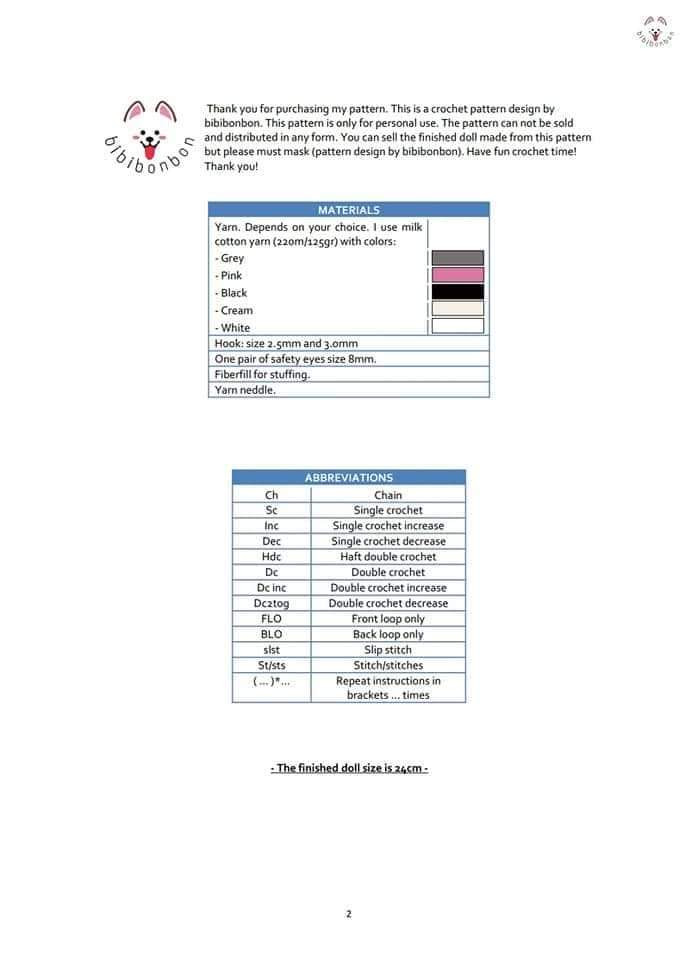 Crochet Pattern Capricorn The Little Doll Amigurumi