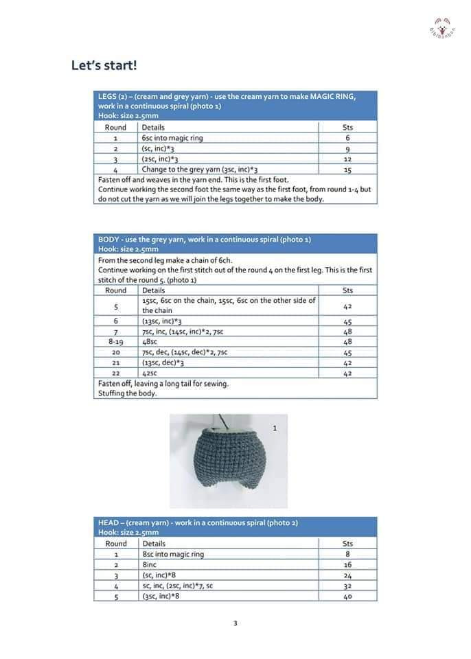 Crochet Pattern Capricorn The Little Doll Amigurumi