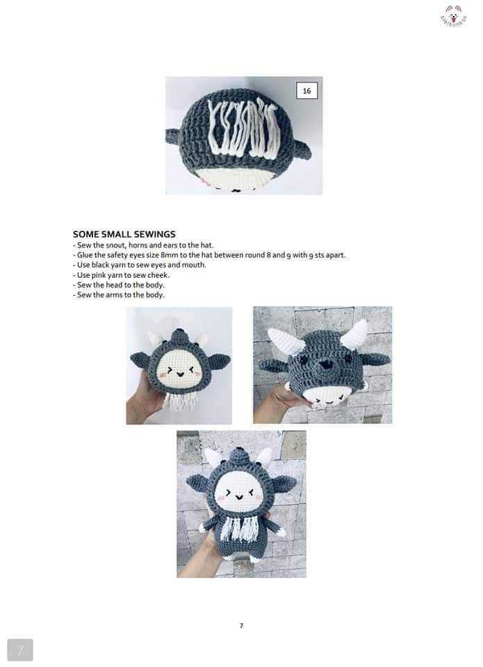 Crochet Pattern Capricorn The Little Doll Amigurumi