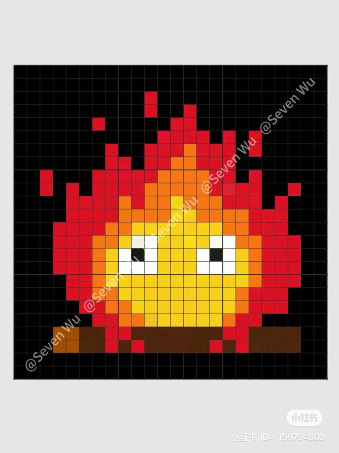 Crochet Pattern: Charcoal (Kazihiko) Pixel Art Bag