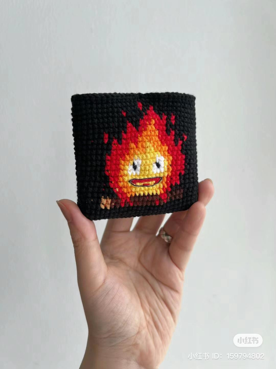 Crochet Pattern: Charcoal (Kazihiko) Pixel Art Bag