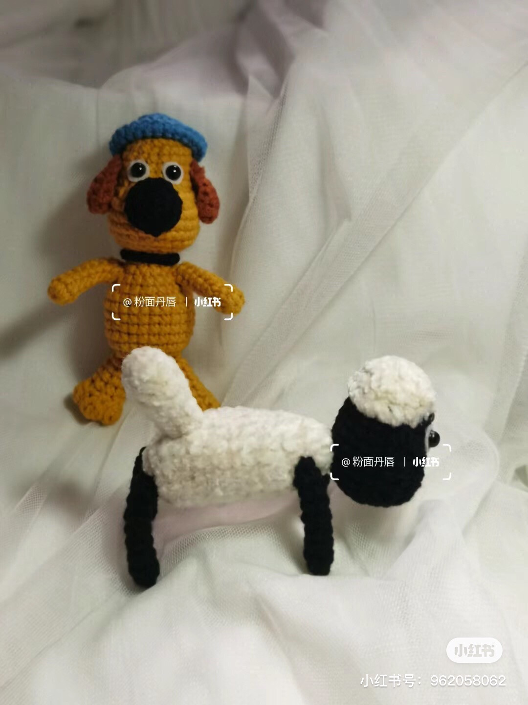 Crochet Pattern Chart for Bitzer and Shaun the Sheep Amigurumi