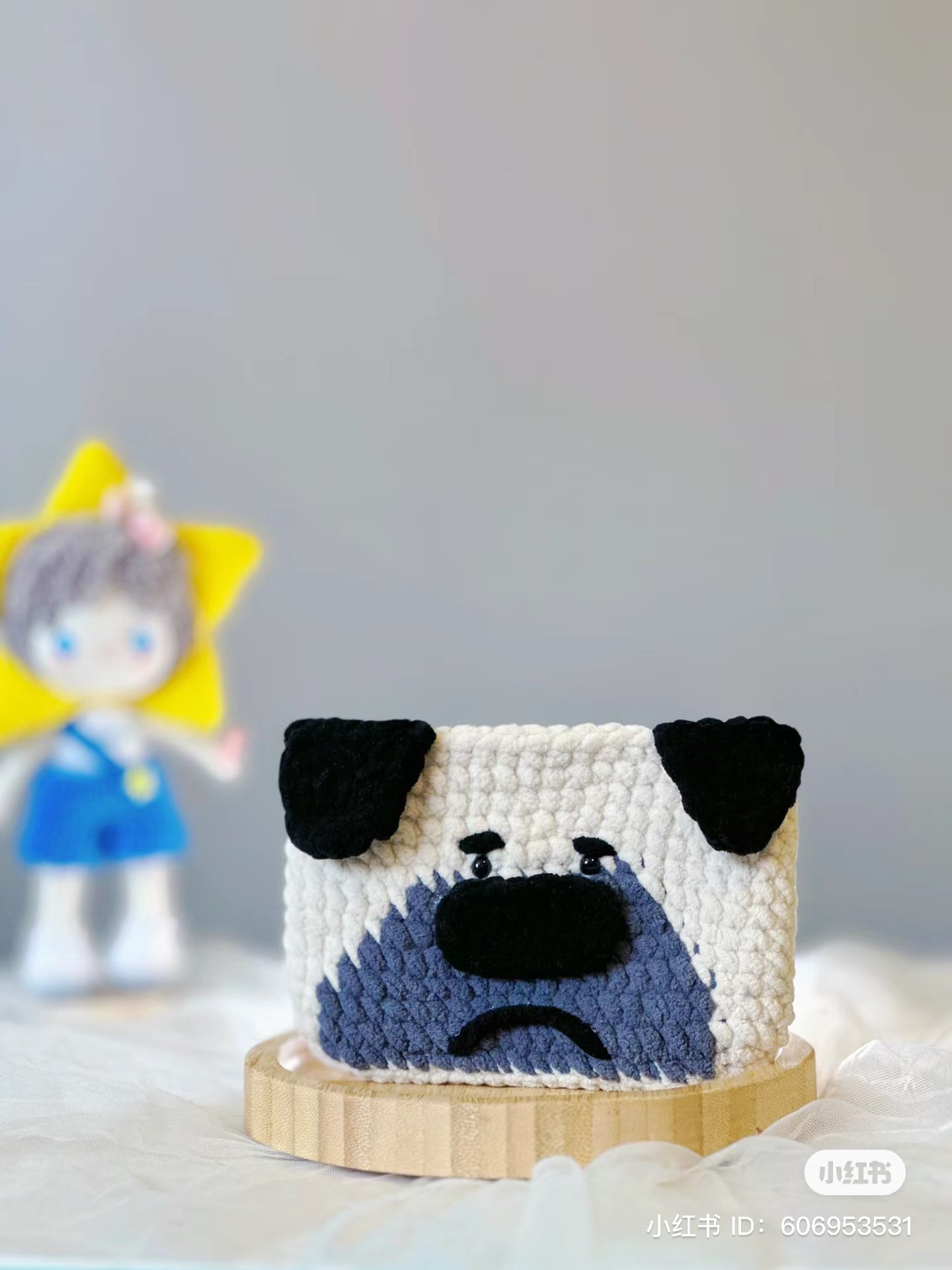 Crochet Pattern Chart for Husky and Pug Dog Bags