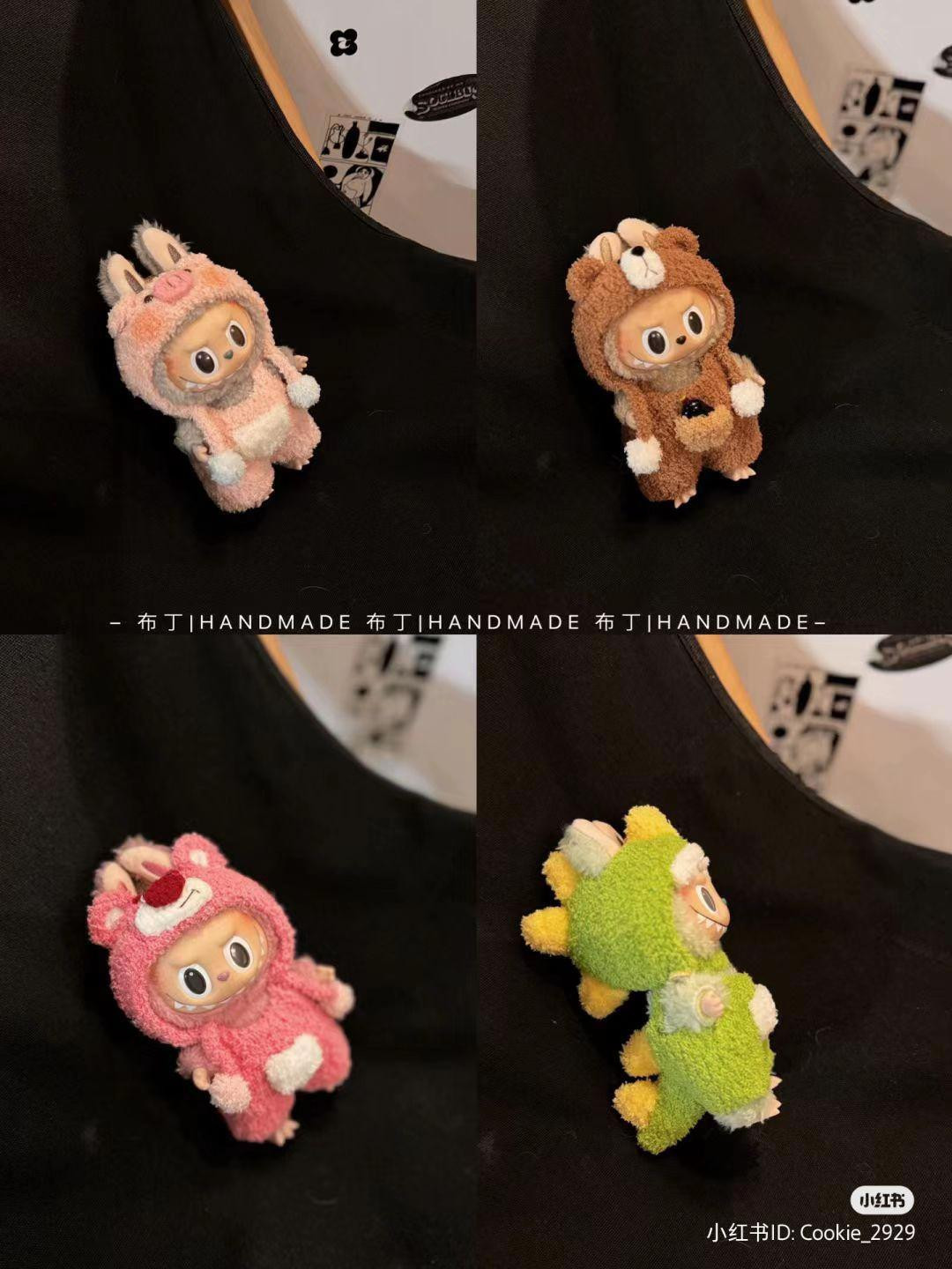 Crochet Pattern Chart for Labubu Doll Clothes and Costumes