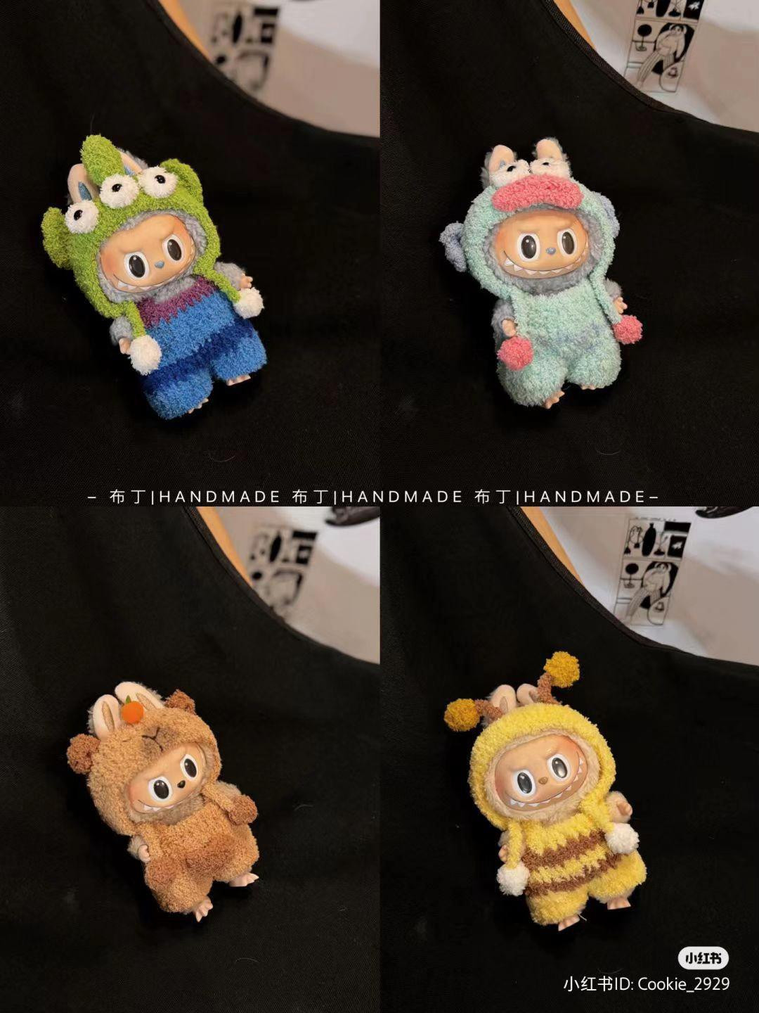 Crochet Pattern Chart for Labubu Doll Clothes and Costumes