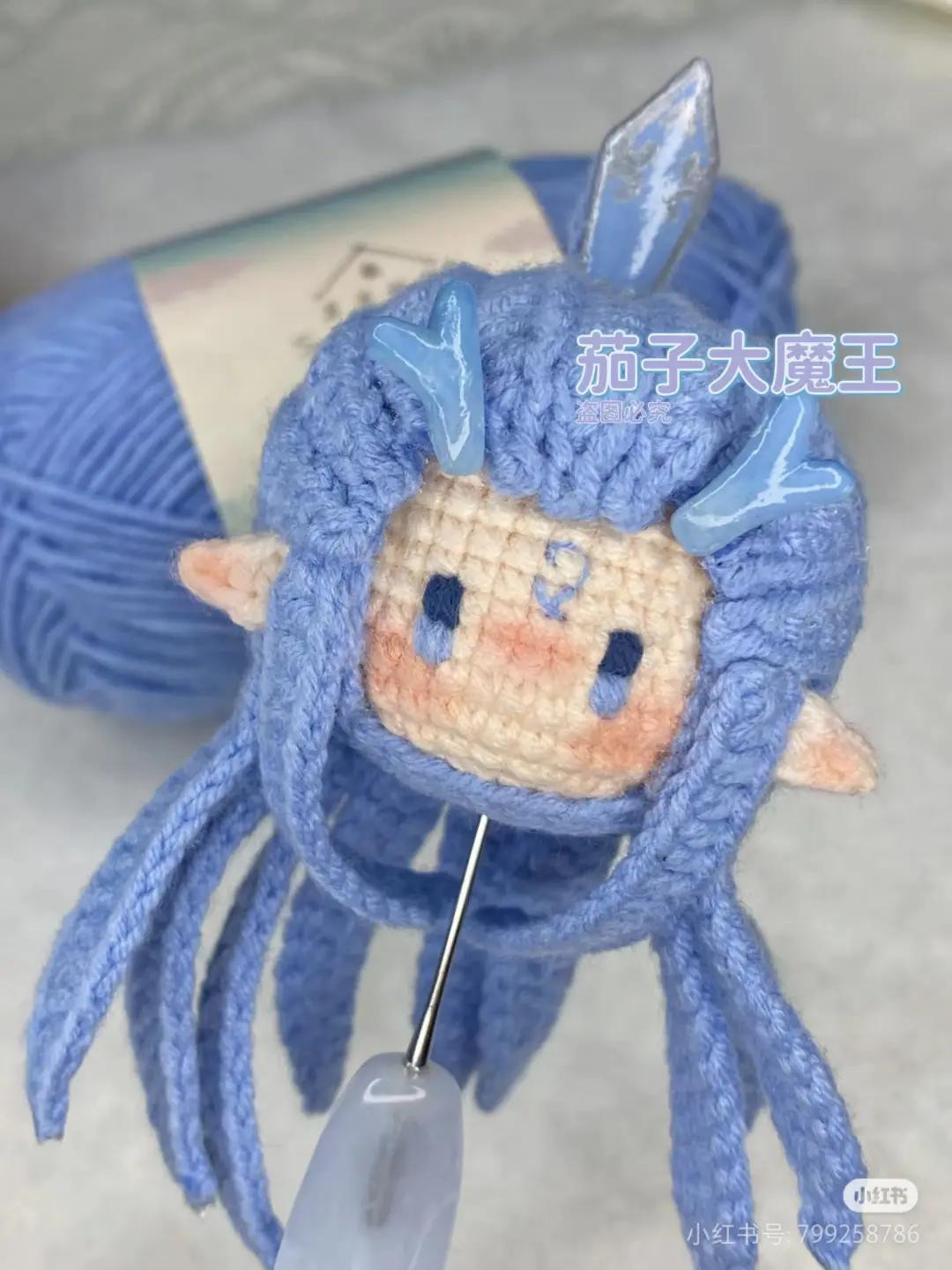 Crochet Pattern Chart for Nezha and Ao Bing Amigurumi Dolls