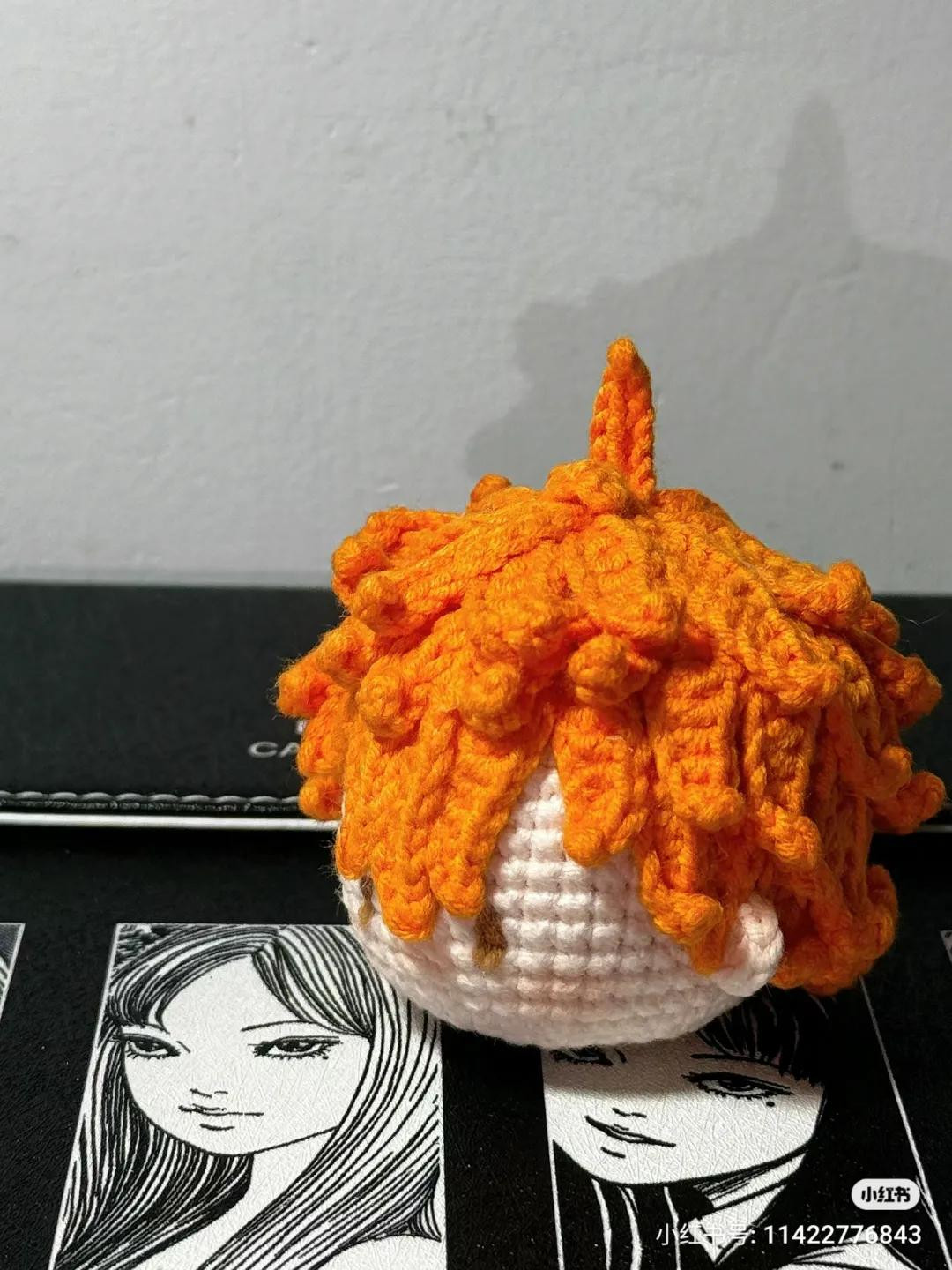 Crochet Pattern Chart for Shou Tucker Doll Head and Hair