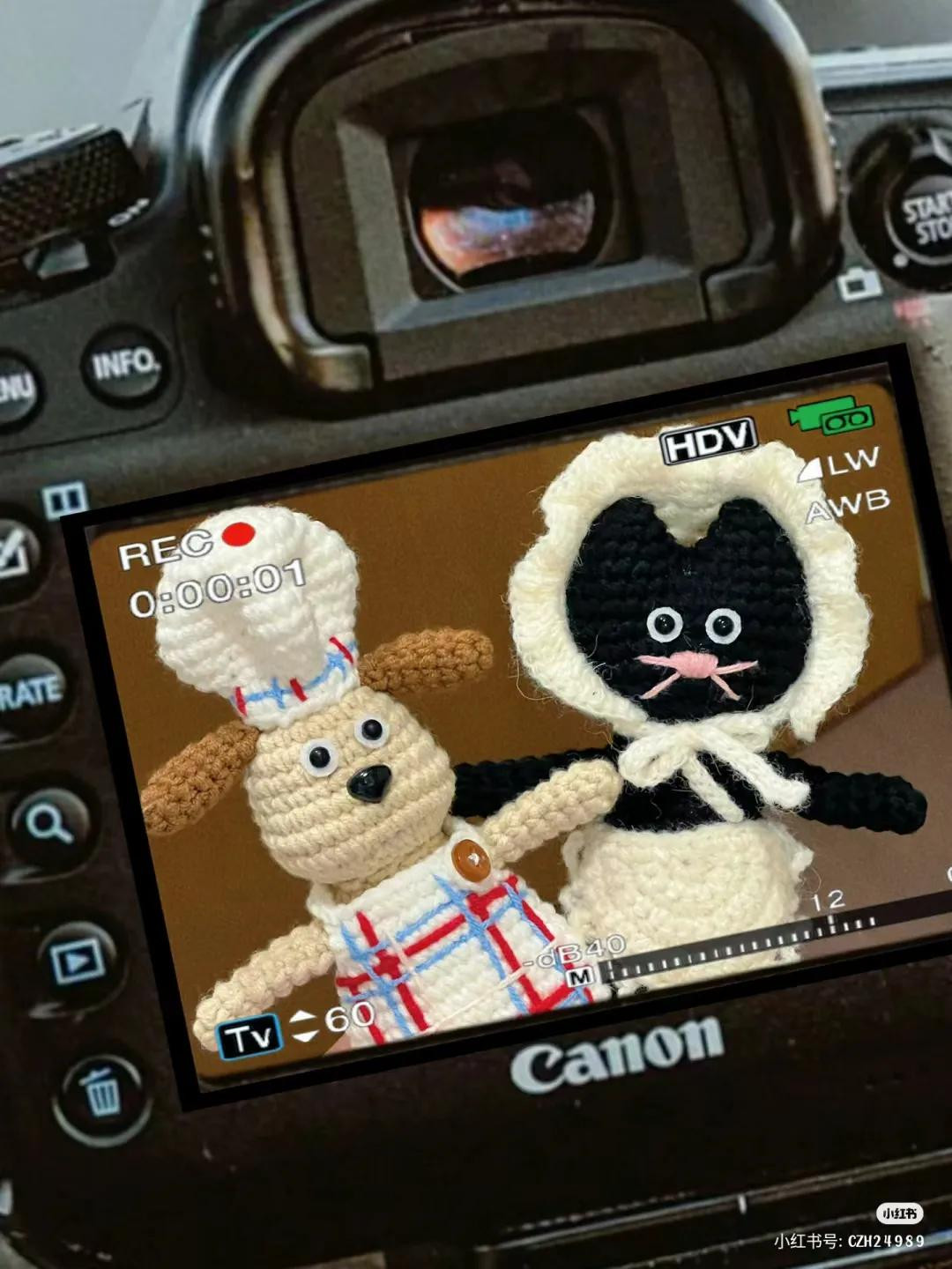 Crochet Pattern: Chef Dog and Maid Cat Amigurumi Dolls