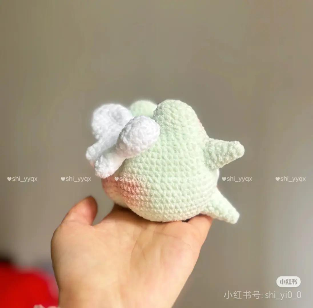 Crochet Pattern: Cute Angel Frog Amigurumi Tutorial Chart