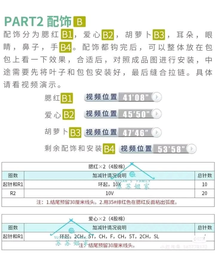 Crochet Pattern: Cute Animal Dumpling Bag with Panda, Rabbit and Deer Designs