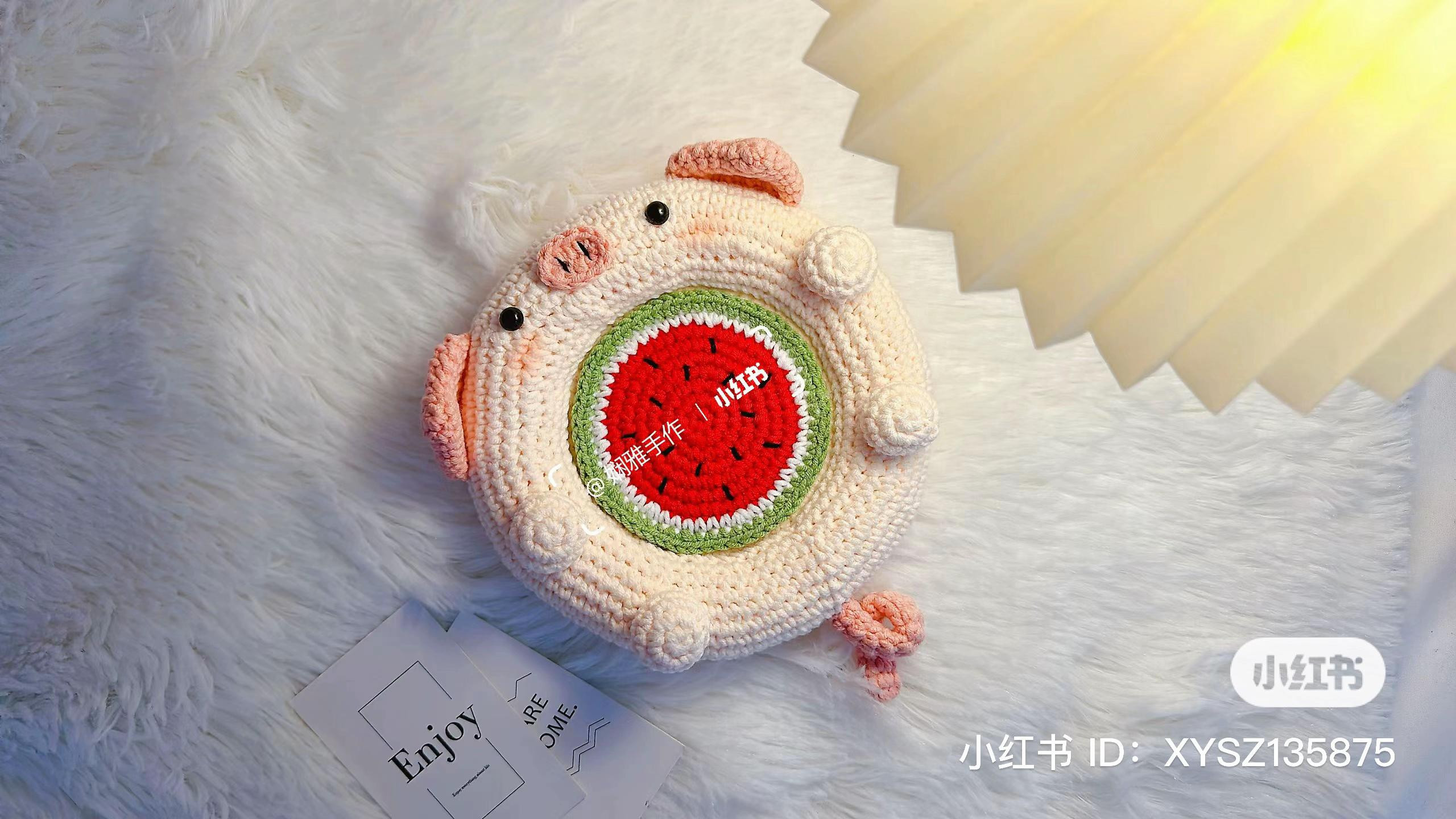 Crochet Pattern: Cute Animal Fruit Donut Coasters Series